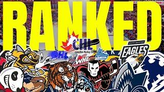 Ranking ALL 60 Canadian Hockey League Logos from WORST to BEST  WHL OHL QMJHL