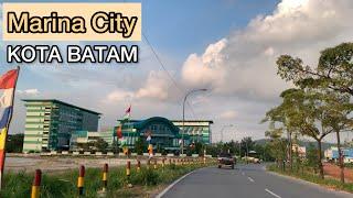 Suasana Jalan Marina City Kota Batam 2024