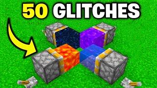 50 GLITCHES in MINECRAFT die du nicht GLAUBEN wirst