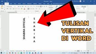 Cara Membuat Tulisan Berdiri Atau Vertikal Pada Lembar Microsoft Word