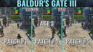 Baldurs Gate 3 - Patch 5 - Act 3 - RTX 3070 - Benchmark - 1440p