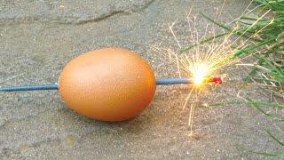 Sparkler Meets Egg The Explosive Result  TheDadLab Experiment