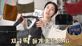 파산핑 주의보 BAG HAUL  가을겨울 이 가방이면 충분한데?  스웨이드 가방 추천  미니백부터 보부상까지 다 준비했지  르메르 스탠드오일 롱샴