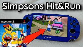 The BIGGEST Ps Vita Port of 2024 is HERE and I LOVE IT  Simpsons Hit & Run