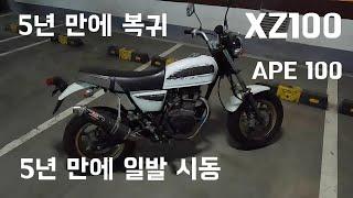 5년 만에 부활 xz100  ape100 