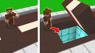 POOR FOUND THE HIDDEN DIAMOND PASSAGE  - Minecraft