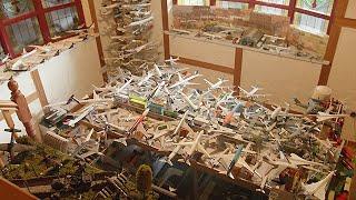 La plus grande collection de maquettes d’avions au monde