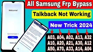 Without Talkback 2024  Samsung FRP Bypass Android 121314 Without Pc  No *#0*# - ADB Fail