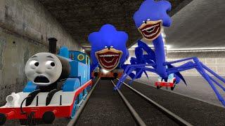 Building a Thomas Train Chased By Cursed ThomasChoo Choo Thomas turned into Shin Sonic Tapes - GMOD