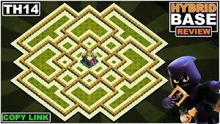 NEW BEST TH14 HYBRIDTROPHYFARMING Base 2022  Town Hall 14 Hybrid Base Link - Clash of Clans