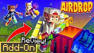 AIRDROPS ADDON Gives You UNBELIEVABLE Survival Advantages in Minecraft Bedrock