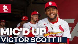 Micd Up Victor Scott II  St. Louis Cardinals