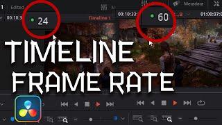 How to Change Timeline Frame Rate in Davinci Resolve 17