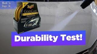 Car Wax Test  Meguiars Gold Class Carnauba Plus Wax