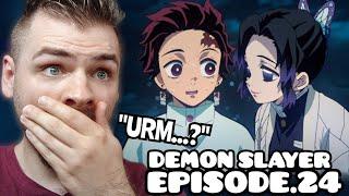 TANJIRO LEVELS UP??  DEMON SLAYER - EPISODE 24  New Anime Fan  REACTION