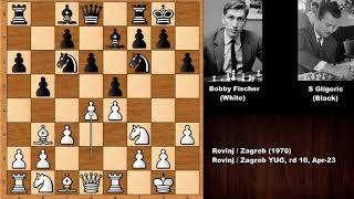 Bone Crushing Move Bobby Fischer vs Svetozar Gligoric 1970