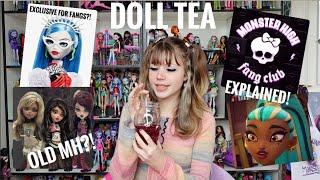 6 DOLL TEA - Fang Club EXPLAINED Ghoulia Exclusive doll Monster High trailer and MORE 