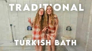 OUR FIRST TRADITIONAL TURKISH HAMAM the full naked experience - with friends Van Life Turkey