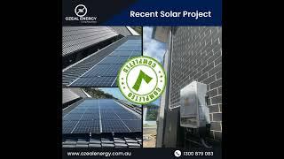 Recent Solar Panel Installation Project Work - Ozeal Energy - Solar Panel Installation Company