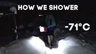 How Do We Shower at -71°C -95°F  Yakut village Siberia