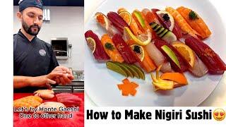 How to Make Nigiri Sushi with Sushi Man Santosh