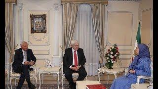 Maryam Rajavi meets with former US House Speaker Gingrich and Senator Torricelli