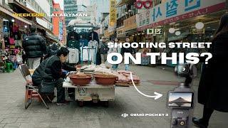 Can You Use DJI Pocket 3 For STREET PHOTOGRAPHY?  Seoul Namdaemun Market POV