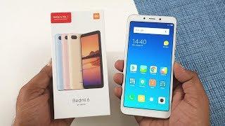 Xiaomi Redmi 6 Unboxing & Hands On 