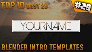 TOP 10 BEST Blender 2D intro templates #29 Free download - IntroFactory