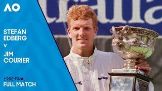 Stefan Edberg v Jim Courier Full Match  Australian Open 1992 Final