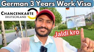 Germany CHANCENKARTE VISA Open  How to apply for a Germany Opportunity VISA  2 Million Vacant Jobs