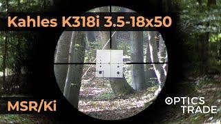 Kahles K318i 3.5-18x50 Reticle MSRKi  Optics Trade Reticle Subtensions