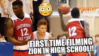 ZION WILLIAMSON WENT CRAZY THE FIRST TIME I EVER FILMED HIM IN HIGH SCHOOL  Surpassed The Hype