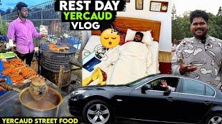 Rest Day in Our All Over Tamilnadu Trip   One Day Vlog in Yercaud  Street Food in Yercaud 