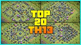 New Best Th13 base link WarTrophy Base Top20 With Link in Clash of Clans - #th13baselink