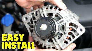 How To Replace a Bad Alternator  Kia Rio Soul Hyundai Accent