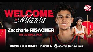 Atlanta Hawks Select Zaccharie Risacher with 1st Overall Pick in 2024 NBA Draft