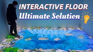 Ultimate 3D Interactive Floor Projection Mapping Tutorial Create Art Hologram Projector Tile Floors
