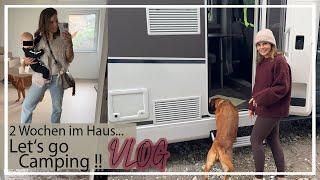 2 Wochen im Haus   Lets go Camping   Chocolate + Foxred Labrador  KaroLovesMilka