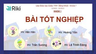 BÀI TỐT NGHIỆP Lớp Đào Tạo Giáo Viên Tiếng Nhật _ Khóa 1 tại Riki _ Nhóm 1