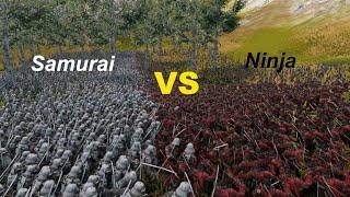4000 Ninja vs 4000 Samurai - Who will win?  UEBS 2