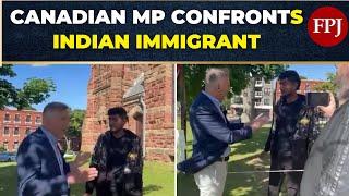 Canadian MP Maxime Bernier Confronts Indian Immigrant Amid PEI Immigration Cuts