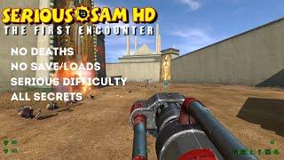 Serious Sam Fusion The First Encounter No death playthrough on Serious difficulty with all secrets