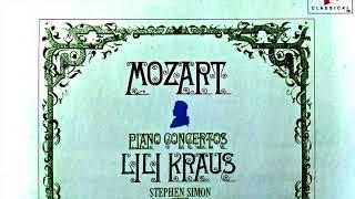 MOZART   PIANO CONCERTOS NO 2021222324252627 RECORDING OF THE CENTURY LILI KRAUS SIMON