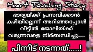 അവന്റെ മനസ്സ് പറഞ്ഞുകൊണ്ടിരുന്നു തന്റെ ഭാര്യയും തന്റെ കുഞ്ഞും  Heart Touching Story