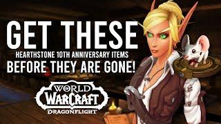 Hearthstone 10th Anniversary WoW GUIDE How To Get NEW MOUNTS TRANSMOG And More
