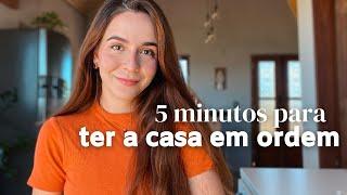 10 micro ações de 5 minutos para reduzir a poluição visual e a desordem da sua casa