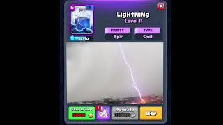 Lightning Clash royale IRL