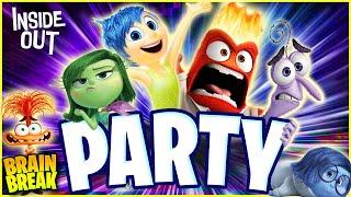 Inside Out Brain Break Party  Floor is Lava  Just Dance  Freeze Dance for Kids