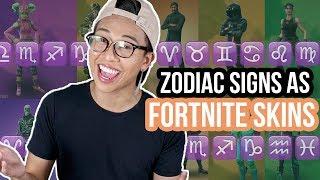 Zodiac Signs as FORTNITE Skins & Cosmetics